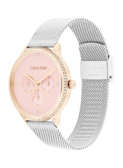 CALVIN KLEIN Women's Analog Round Shape Stainless Steel Wrist Watch 25200374 - 38 Mm  - Image 1