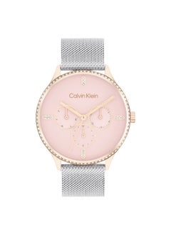 CALVIN KLEIN Women's Analog Round Shape Stainless Steel Wrist Watch 25200374 - 38 Mm  - Image 3