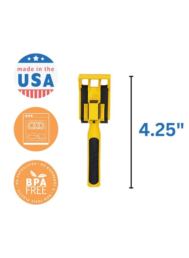 Constructive Eating Plate and Utensils Set - Made in USA - Toddler Dinnerware, Kids Dinnerware and Utensils Set for Ages 1-3, Toddler Utensils 2 and 3 Year Old, Divided Toddler Plates (Construction) - Image 4