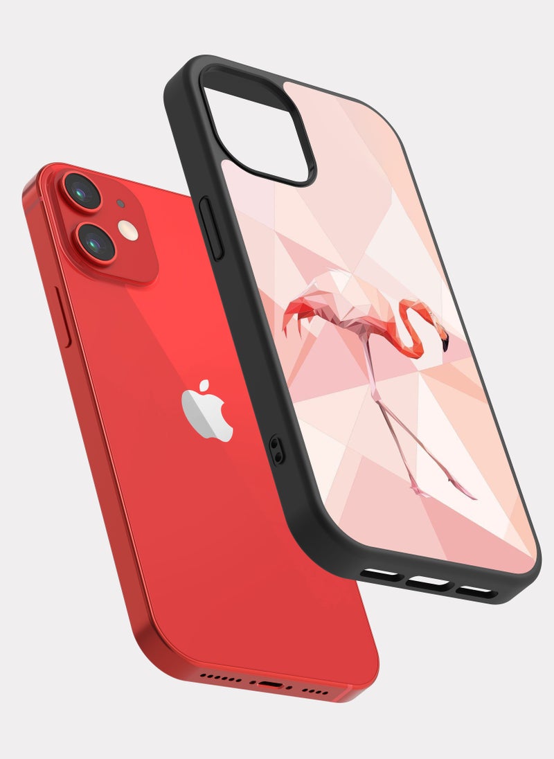 PXLAAT iPhone 12 Mini case cover Flamingo - Image 2