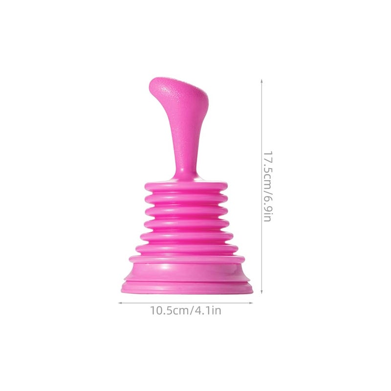 3pcs Sink & Drain Plunger for Kitchen Sinks, Bathroom, Showers, and Bathtubs, Small and Strong Design with Large Bellows, Random Color