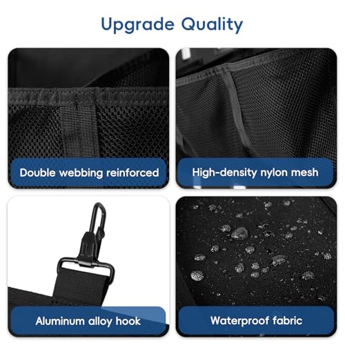 KAVIGOR Baseball/Softball Dugout Organizer - 15+ Helmet & Glove Storage Bag, Military-Grade 900D Fabric & 6 Reinforced Steel Hooks - Image 3