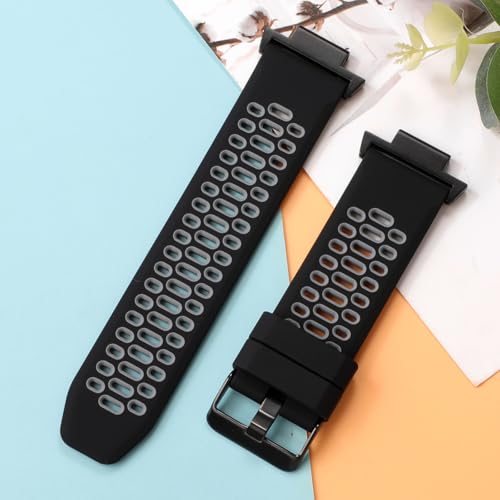 Shangshi Silicone Watch Band Strap For Casio G-SHOCK GXW-56 GX-56BB GX-56 (black grey) - Image 2