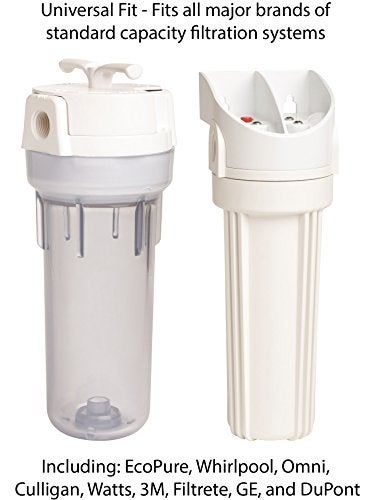 EcoPure EPW2C Carbon Whole Home Replacement Water Filter - Universal Fit - Fits Most Major Brand Systems (2 pack) - Image 2