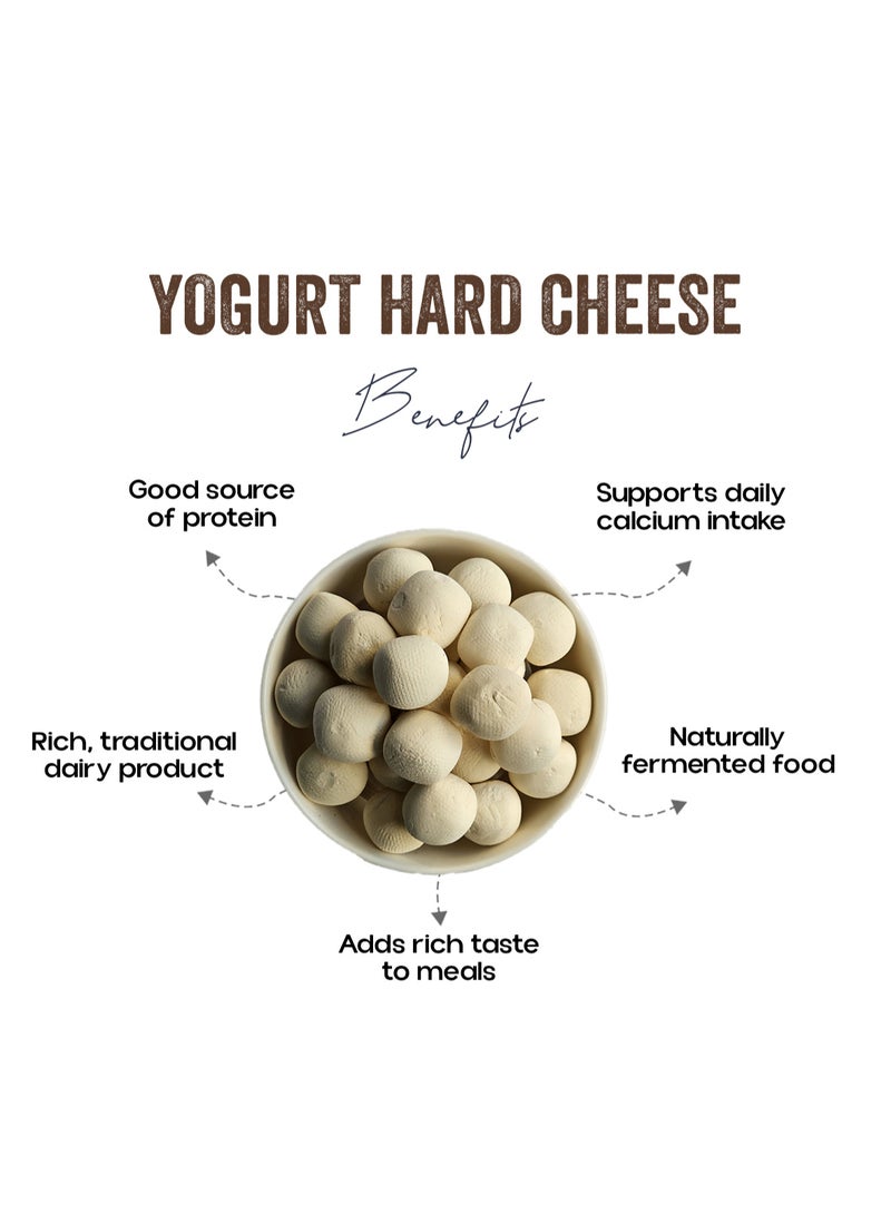 OGOC Yogurt Hard Cheese Stone Laban Kishk Natural Qorot Kurut Qurut Traditional Dried Yogurt Cheese Central Asian Dairy Delicacy for Soups Cooking Snacks Culinary Use - Image 2
