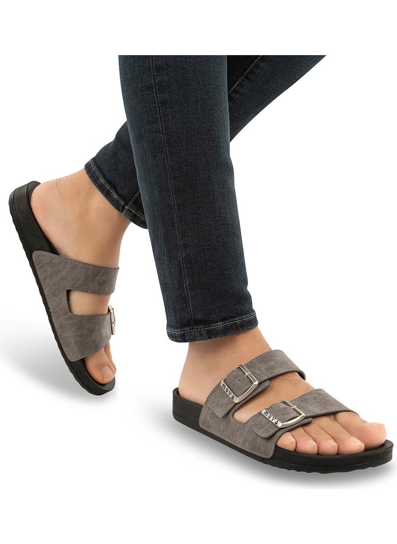 MUYA Orthopedix Nova Anatomical Four Seasons Double Buckled Men's Slippers 31410  - Image 3