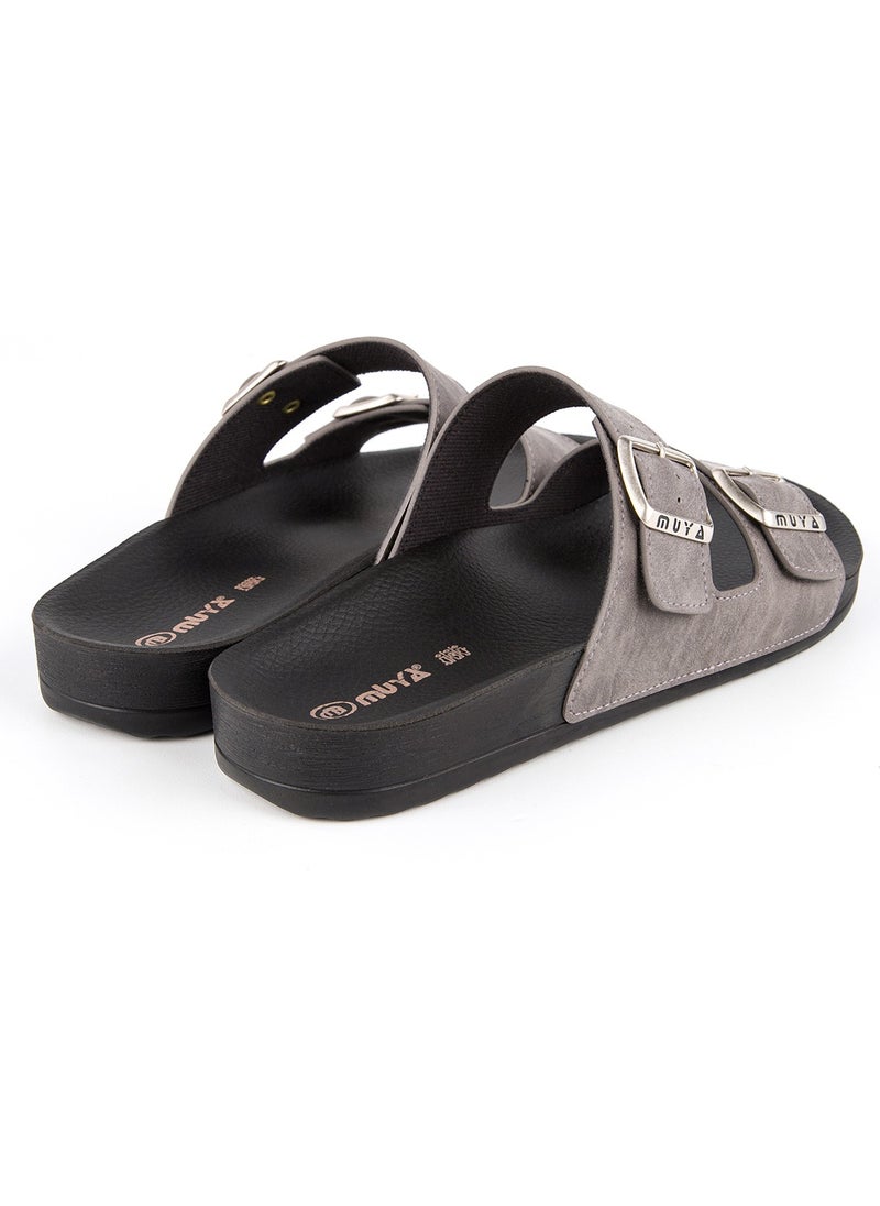 MUYA Orthopedix Nova Anatomical Four Seasons Double Buckled Men's Slippers 31410  - Image 5