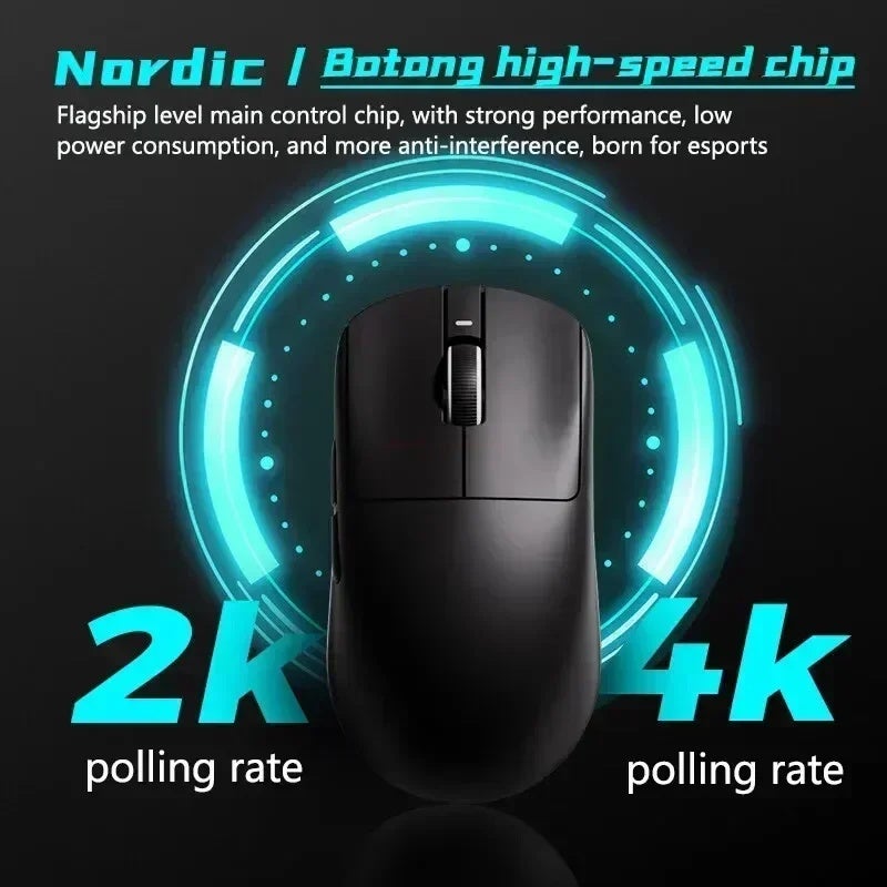 ATK VXE Dragonfly R1 Pro Max Wireless Gaming Mouse PAW3395 2.4G Bluetooth Lightweight Rechargeable for PC, FPS - Image 4
