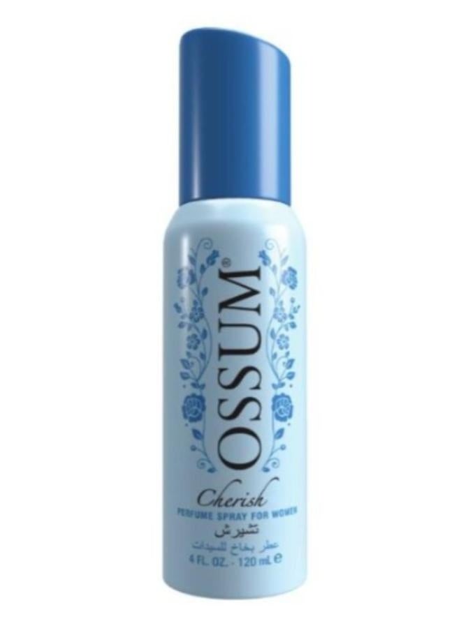 OSSUM Cherish Deodorant Perfume Spray 120ml - Image 1
