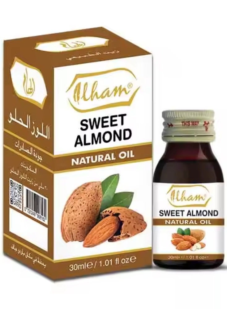 إلهام زيت طبيعي اللوز الحلو 30 مل