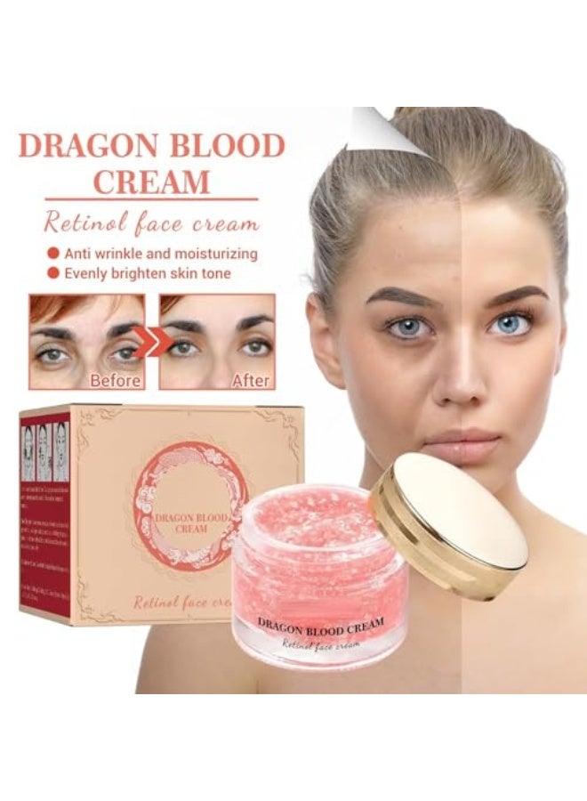 EELHOE Dragons Blood Easy Cream, Retinol Plazenta Anti Wrinkle, 50g, Firming Moisturizer for Women Skincare, Nourishing Rejuvenating Cream - Image 2
