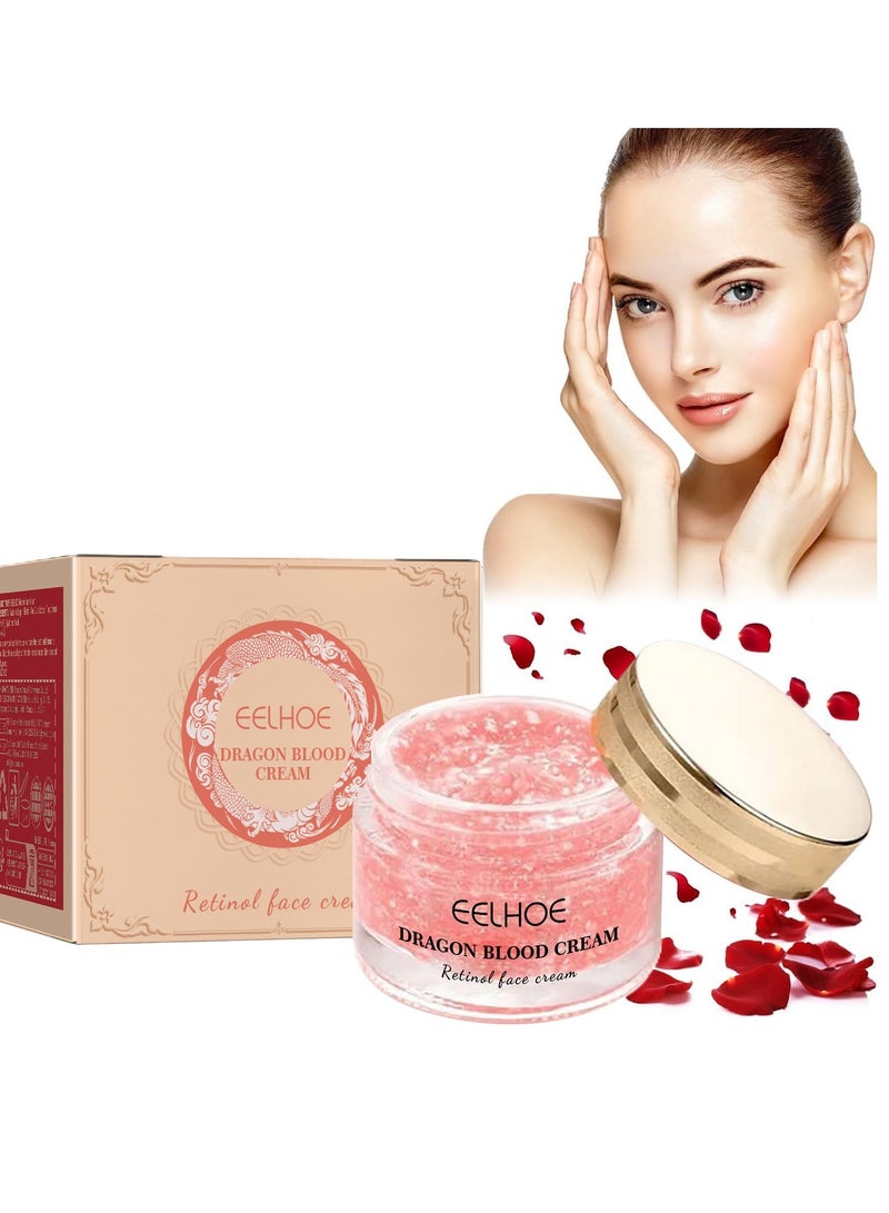EELHOE Dragons Blood Easy Cream, Retinol Plazenta Anti Wrinkle, 50g, Firming Moisturizer for Women Skincare, Nourishing Rejuvenating Cream - Image 1