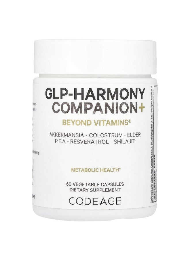 Codeage Codeage, Beyond Vitamins®, GLP-Harmony Companion+, 60 Vegetable Capsules  - Image 1
