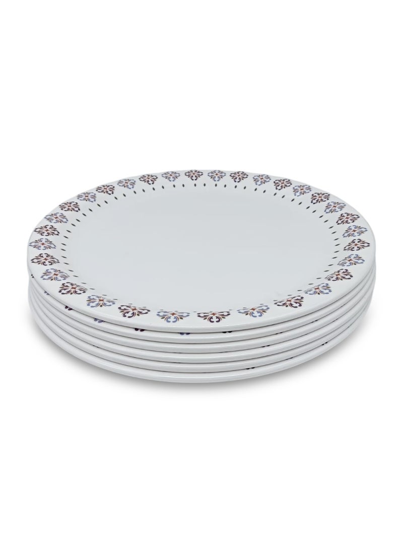 Superware Superware | Pure Melamine | Dinner Plate Set – Serene Sky 11” (6 nos.) | Stain Free, Glazed Finish  - Image 5