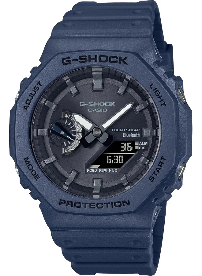 CASIO Casio G-Shock Watch - GA-B2100-2ADR Black Dial, Blue Band