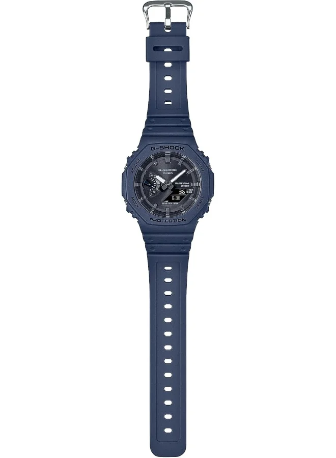 CASIO Casio G-Shock Watch - GA-B2100-2ADR Black Dial, Blue Band