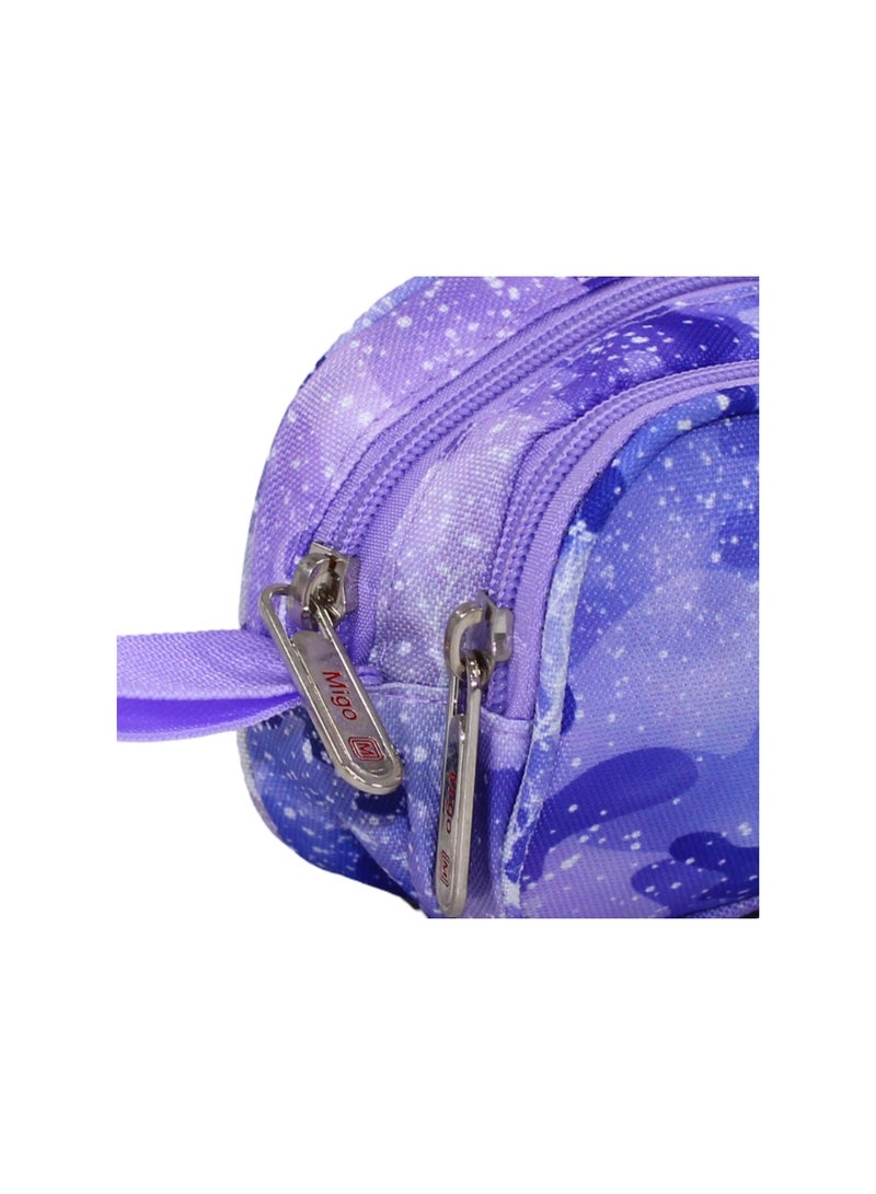 Migo Camouflaged Pencil Case – Purple - Image 3