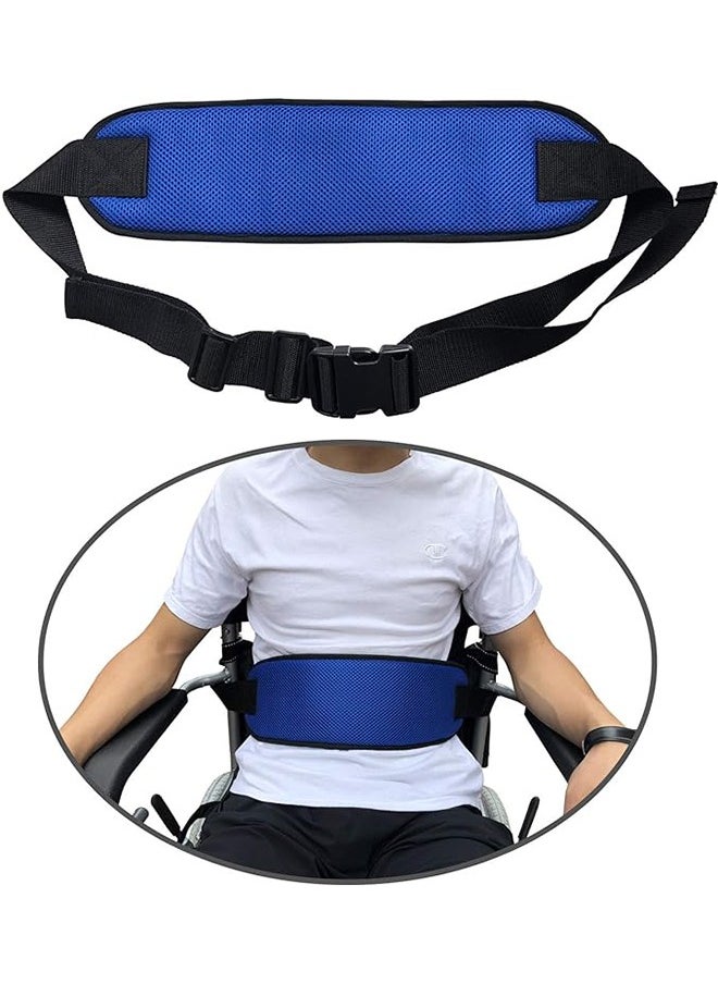 Ocean - Wheelchair Seat Belt Adjustable Medical Wheelchair Safety Harness for Patient Caring, Cushion Harness Straps with Easy Release Buckle - Image 1