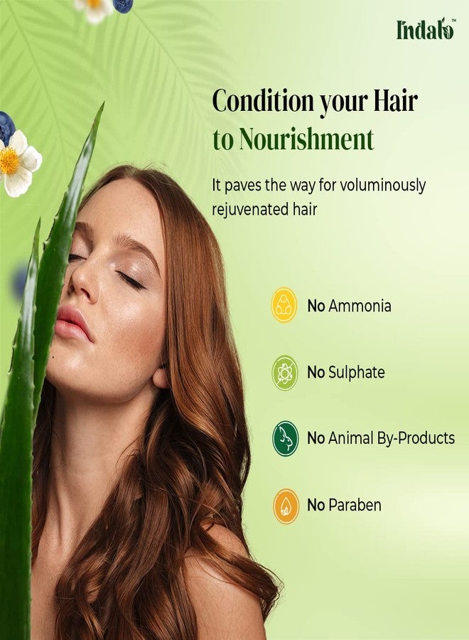 Indalo White Tea Aloe Vera Conditioner for Oily Hair | Hair Repair Natural Conditioner for All Types of Hair with the Goodness of Licorice and Blue Berries | Hair Strengthening Conditioner for Dull and Damaged Hair | Sulphate Free, Paraben Free, Silicone Free Conditioner - 200ml - Image 3