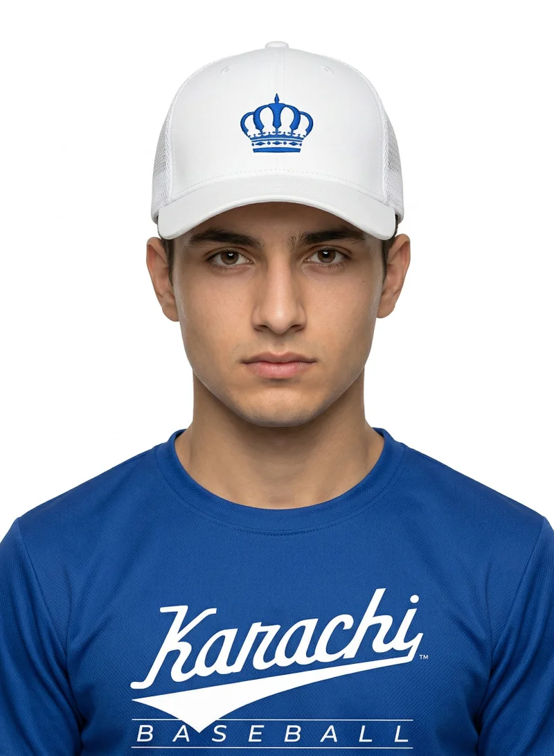 Baseball United White Karachi Monarchs Home Run Active Cap  | Best Price UAE