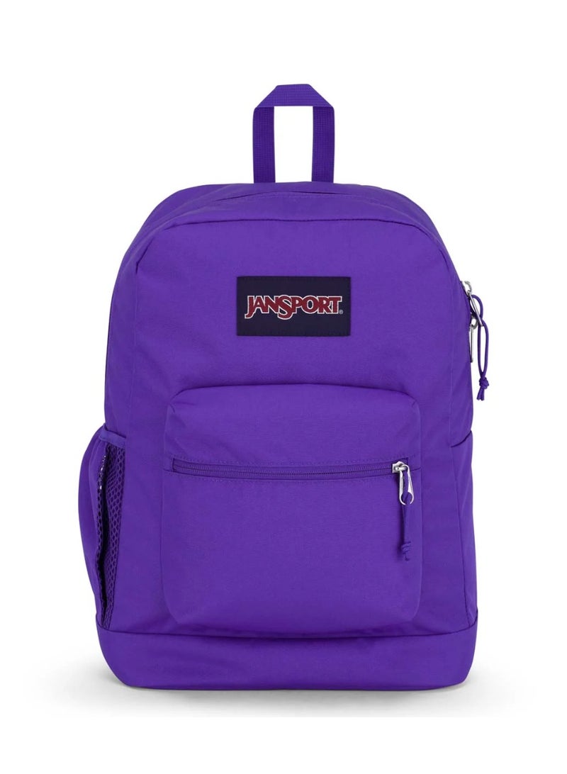 JanSport Unisex Fashion Backpack CROSS TOWN PLUS PARTY PLUM - Image 1