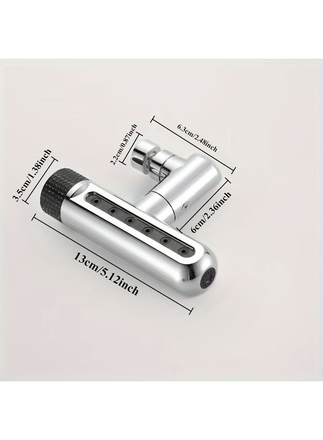 هومستر مطبخ ذو وضع رش 6-موزع مع 720° دوارة برذاذ مضاد، بناء المعادن والبلاستيك المتين، رأس الرذاذ للأحواض الحديثة، تدفق المياه متعدد الاستخدامات، إنهاء الكروم الأسلس، آلية الدوران، ملحقات فوسيت المطبخ، تدفق المياه متعدد الاستخدامات، إنهاء الكروم الأسلس، آلية الدوران - Image 2