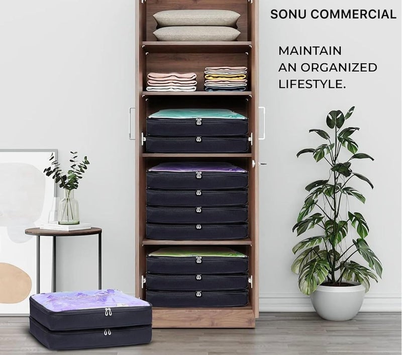 SONU COMMERCIAL Fabric Saree BagsCovers For Storage 5 - Image 5