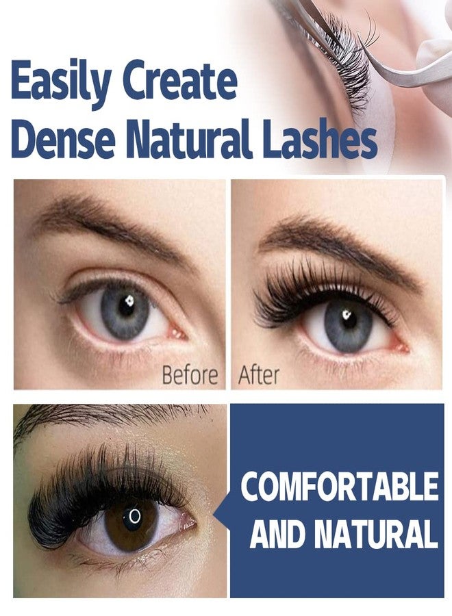 Qeelasee Faux Mink Silk Eyelash Extensions 0.03 mm C Curl 9 mm Semi-Permanent Individual Lashes Extension Professional Salon Use - Image 5
