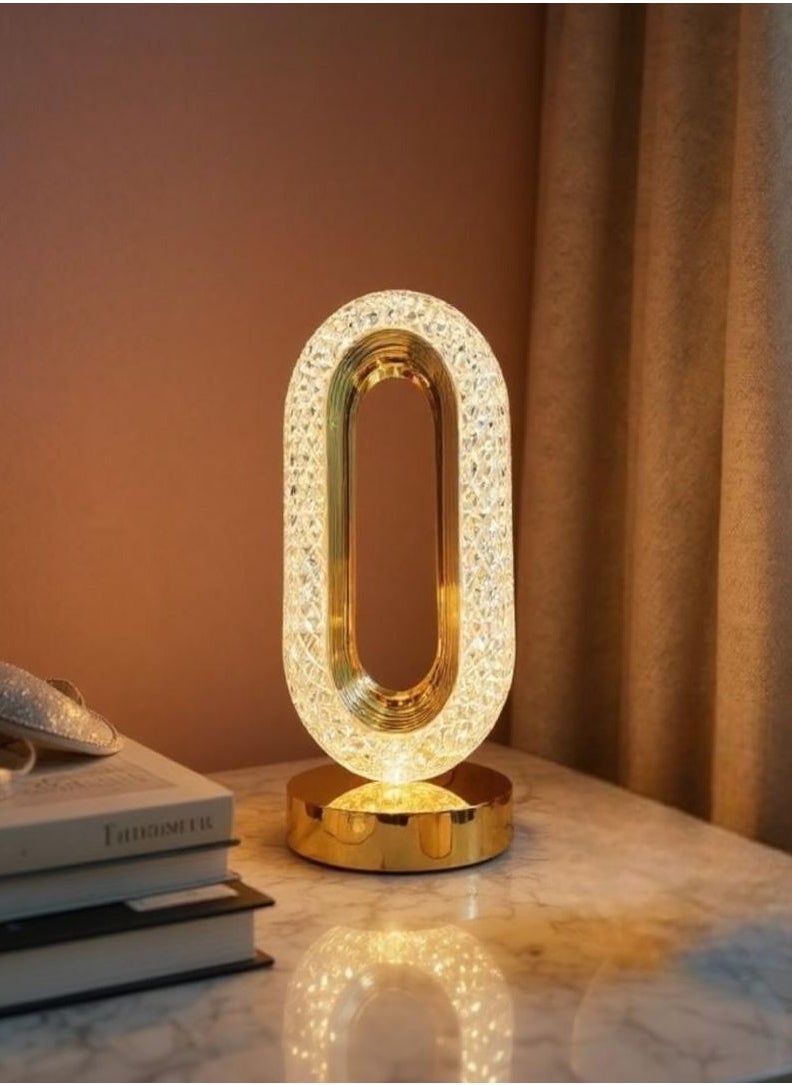 Touch Control LED Table Lamp with 3 Light Modes – Rechargeable via Type-C