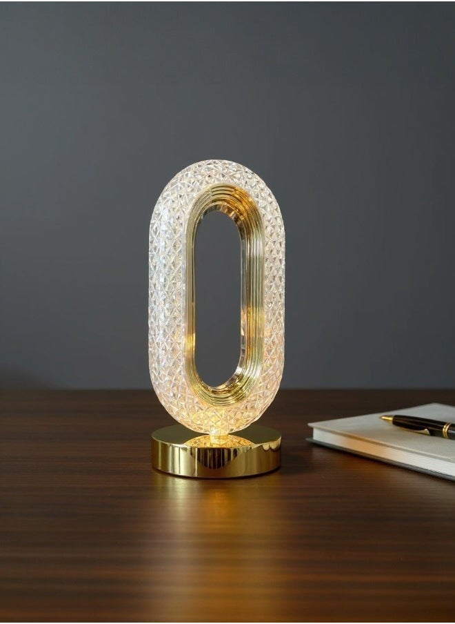 Touch Control LED Table Lamp with 3 Light Modes – Rechargeable via Type-C