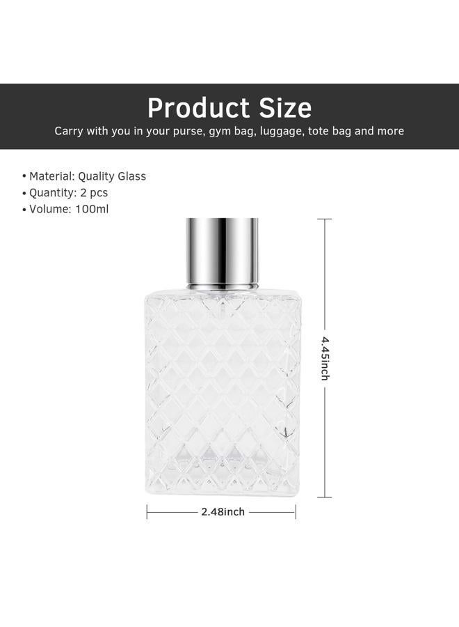 Gsteng 3.4oz Refillable Empty Perfume Bottle Atomizer - Image 2
