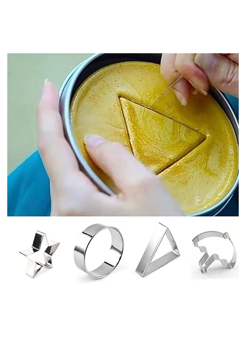 Generic - Squid Cookie Game Cutter Mold 12pcs Set  Tin Case Set Kit Umbrella Shapes Halloween Dalgona Sugar Candy Maker Container Box Tools - Image 1