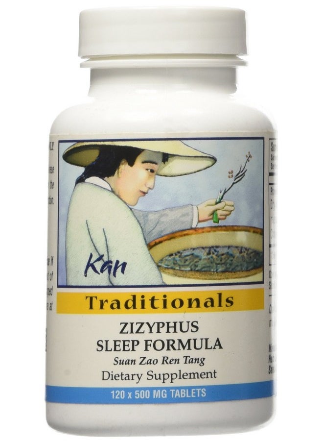 Kan Herbs Zizyphus Sleep Formula 120 Tabs  - Image 1
