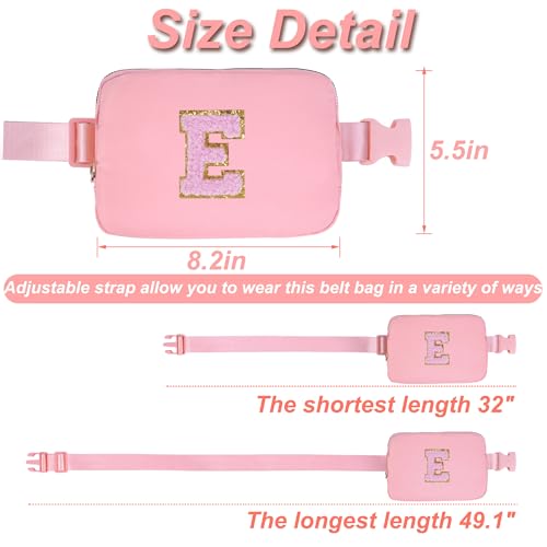Uygafly 2025 Graduation Gifts for Teen Girls Women - Gifts for Her,Personalized Belt Bag for Women Girls,Fashion Waist Packs Trendy Fanny Pack Crossbody Bags | Peach,E - Image 4