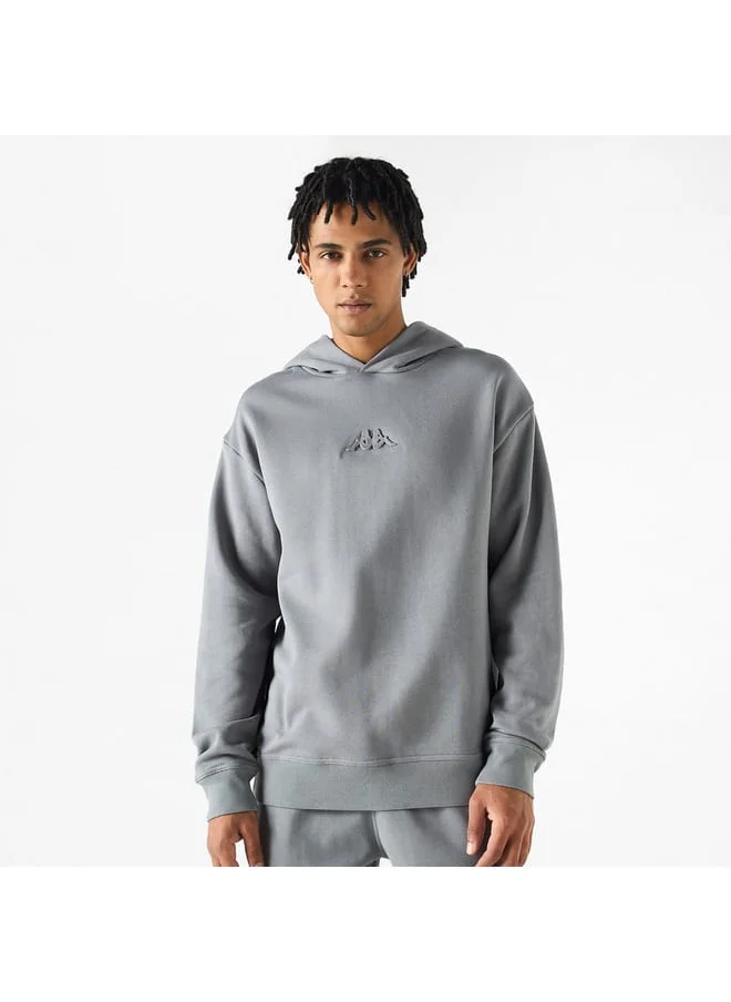 Kappa Kappa Logo Detail Hoodie with Long Sleeves