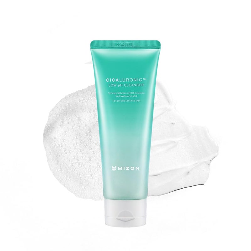 MIZON Cicaluronic Low pH Cleanser with Centella Asiatica Hyaluronic Acid BHA Sebum Care Blemish Care Dead Skin Cell Removal Korean Skincare 120ml405fl oz