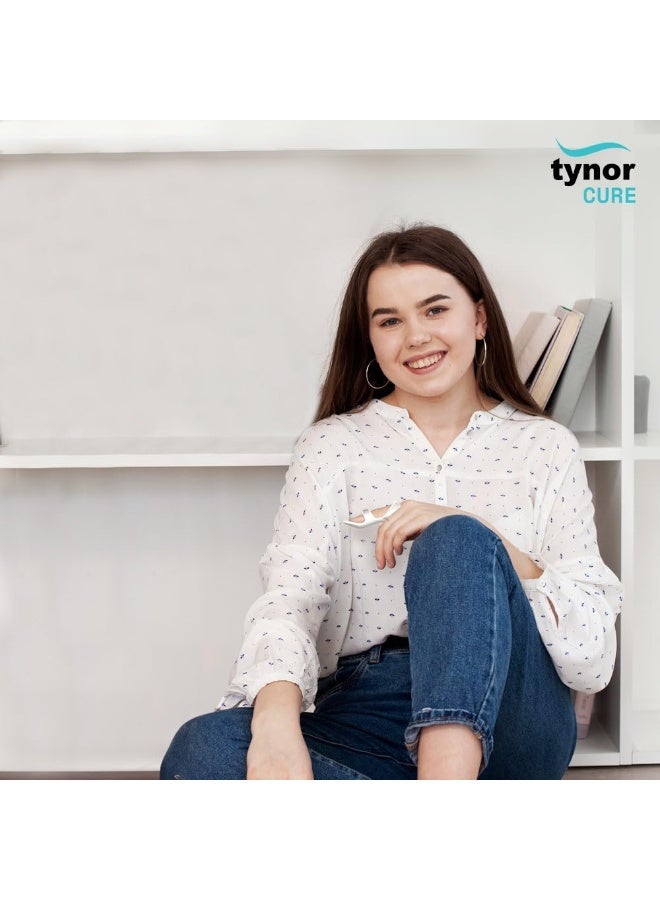 تاينور جبيرة TYNOR Frog، فضية، صغيرة، قطعة واحدة - Image 2