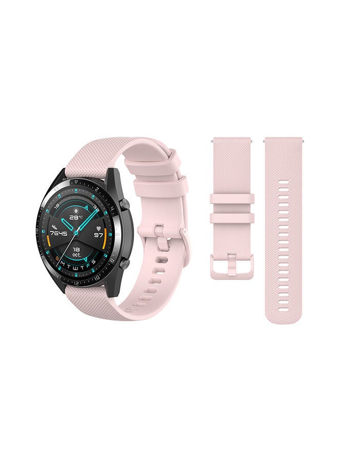 NIBEMINENT Replacement Band For Huawei Watch GT/GT 2 46mm Pink - Image 2