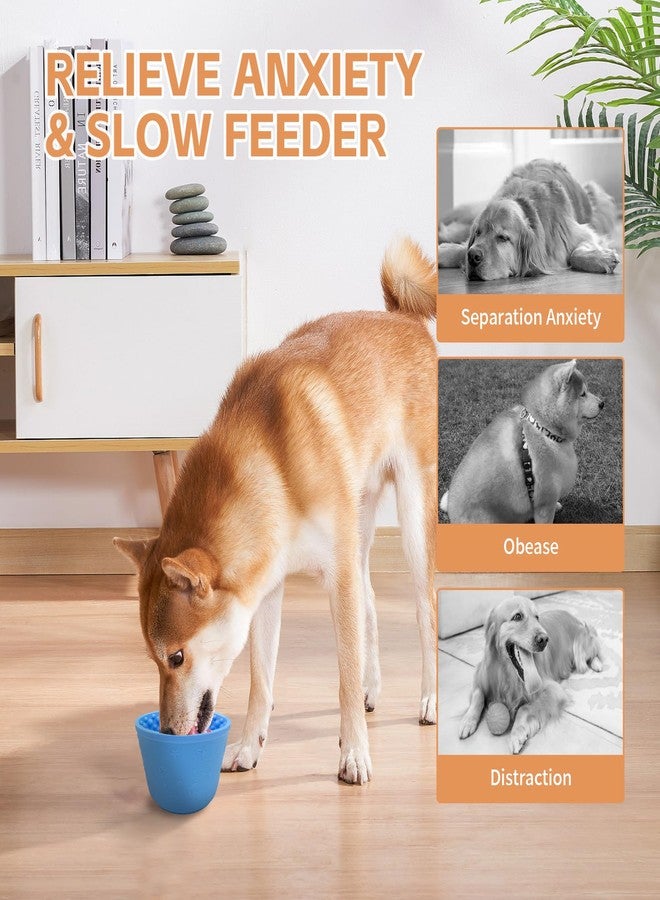 SmartTail Dog Lick Bowl,Anxiety Relief Non-Slip Silicone Treat Bowl,Durable Anti-Choking Long-Lasting Enrichment Slow Feeder Licking Mat for Small Medium Large Breed,Freezable BPA Free Silicone Dishwasher Safe - Image 3