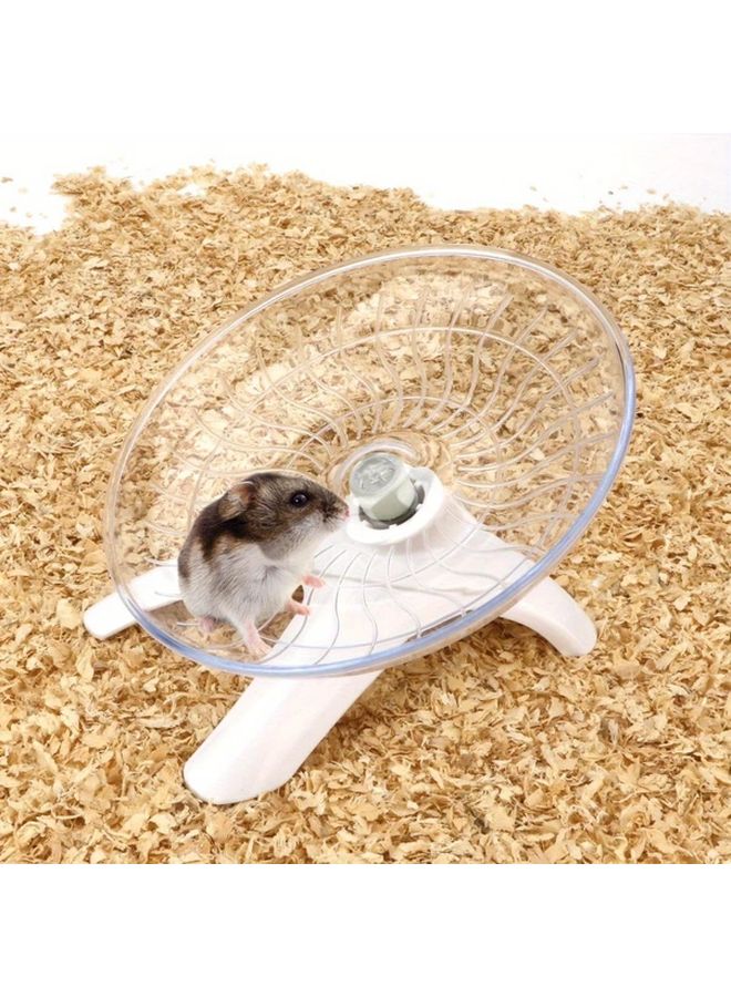 عجلة الجري الصامتة الزرقاء الصغيرة للحيوانات الأليجة، لممارسة التمارين بهدوء للهامستر والفئران والقنافذ - Image 2