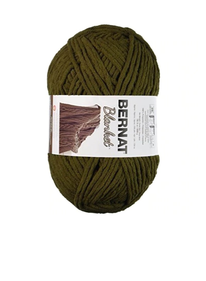 Bernat Blanket Big Ball Yarn Olive - Image 1