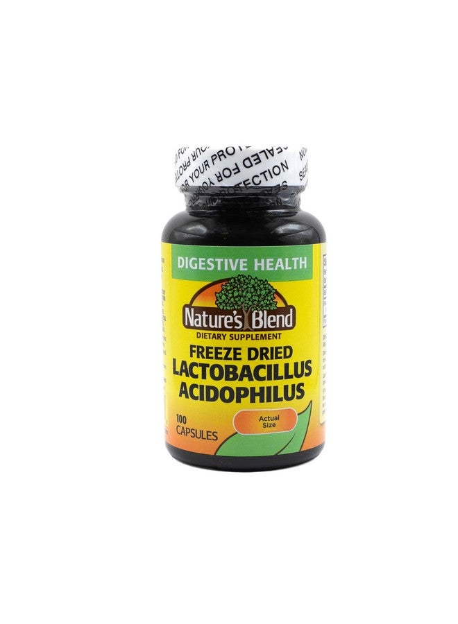 Nature's Blend Freeze Dried Lactobacillus Acidophilus 100 Caps - Image 1