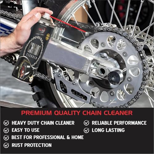 MIKANIX Combo of Chain Cleaner + Chain Lube + All In One Liquid Polish Cleaner | Cleaning Brush | Cleans | Shines Bike | Car & Protects Bike Chain (1500 ml, Pack of 4) - Image 2