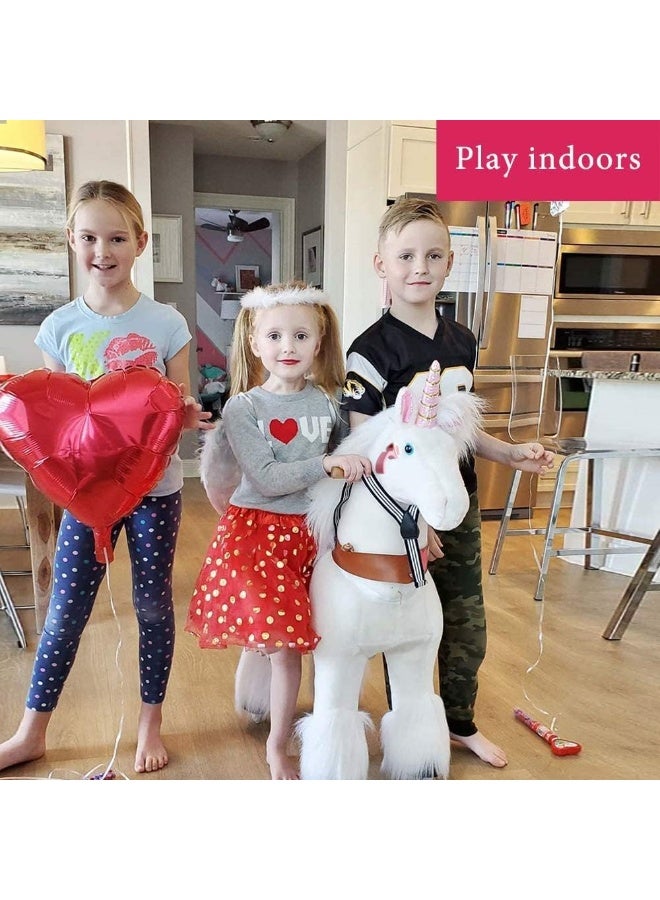 PonyCycle Ride On Horse Age 3-5 White U-304 - Image 2