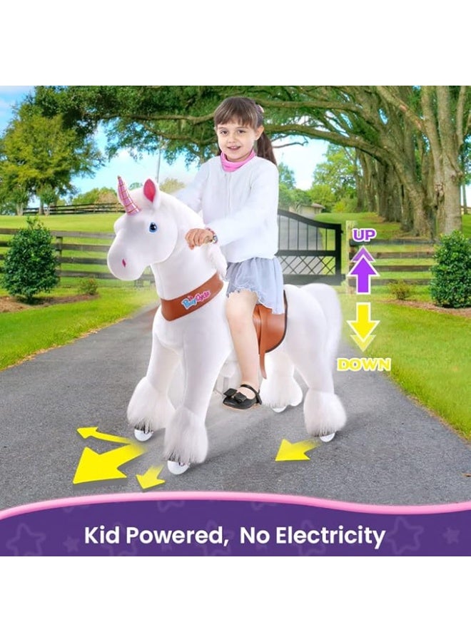 PonyCycle Ride On Horse Age 3-5 White U-304 - Image 4