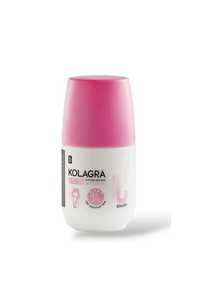 KOLAGRA ANTIPERSPIRANT WHITENING ROLL-ON BERRY 60ML
