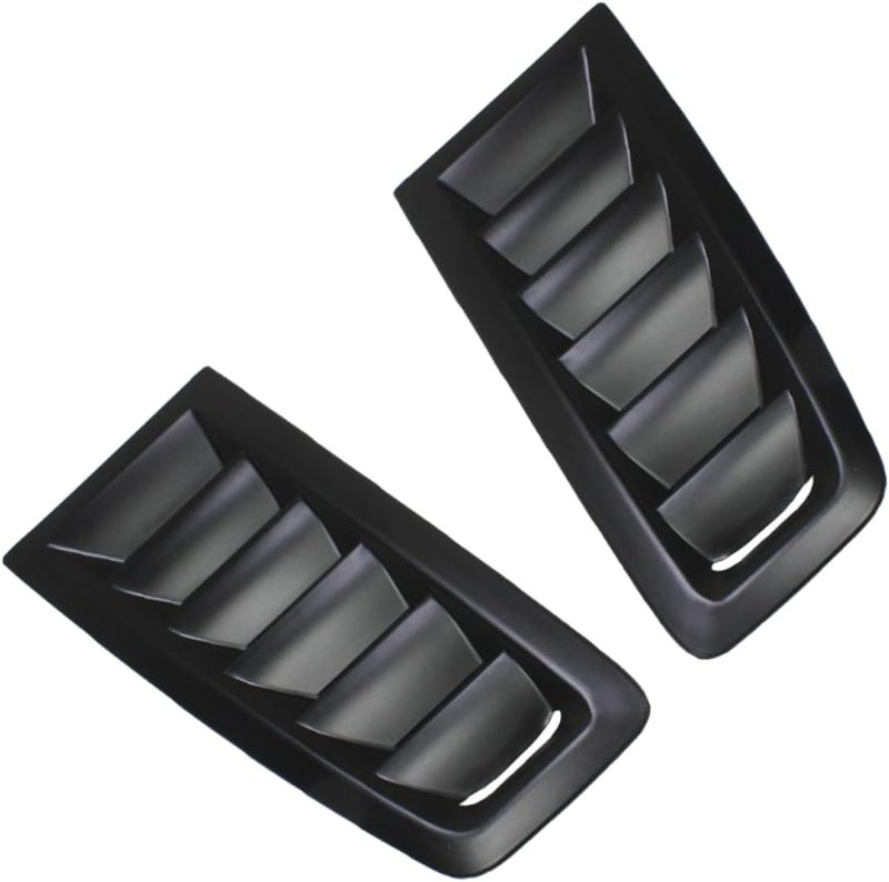2pcs Simulated Air Outlet Vent Stickers Creative Car Refit Supply for Stylish Hood Accessories High-performance Material No Drilling Required Matte Finish - Image 1