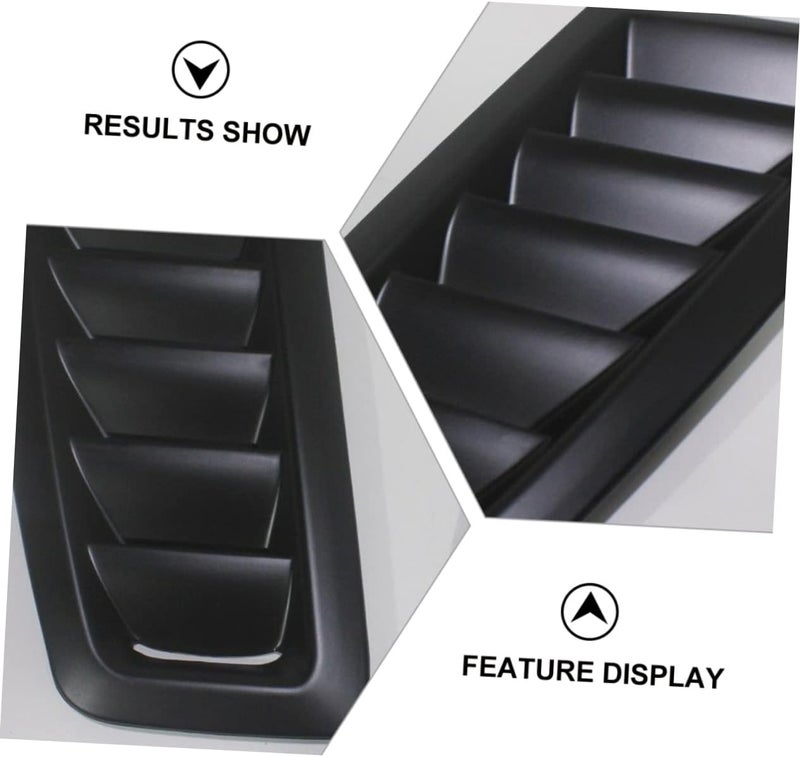 2pcs Simulated Air Outlet Vent Stickers Creative Car Refit Supply for Stylish Hood Accessories High-performance Material No Drilling Required Matte Finish - Image 4
