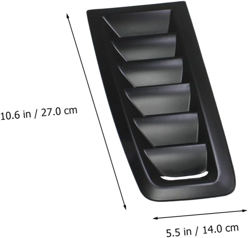 2pcs Simulated Air Outlet Vent Stickers Creative Car Refit Supply for Stylish Hood Accessories High-performance Material No Drilling Required Matte Finish - Image 2
