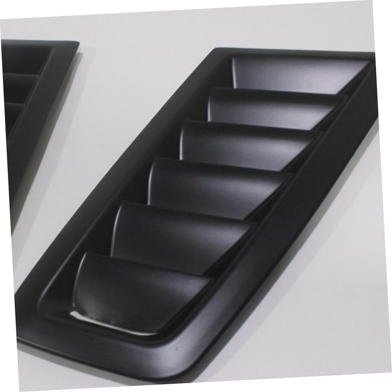2pcs Simulated Air Outlet Vent Stickers Creative Car Refit Supply for Stylish Hood Accessories High-performance Material No Drilling Required Matte Finish - Image 3